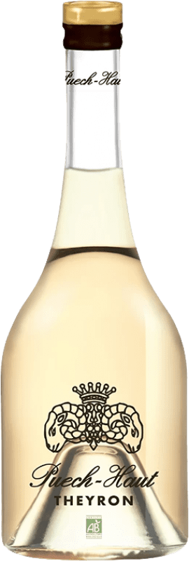 18,95 € Free Shipping | White wine Château Puech-Haut Theyron Blanco Young I.G.P. Vin de Pays d'Oc Languedoc-Roussillon France Vermentino Bottle 75 cl