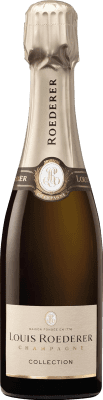 45,95 € Envío gratis | Espumoso blanco Louis Roederer Collection Brut Gran Reserva A.O.C. Champagne Champagne Francia Pinot Negro, Chardonnay, Pinot Meunier Media Botella 37 cl