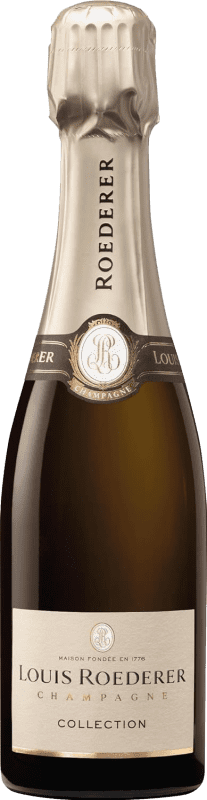 47,95 € Бесплатная доставка | Белое игристое Louis Roederer Collection брют Гранд Резерв A.O.C. Champagne шампанское Франция Pinot Black, Chardonnay, Pinot Meunier Половина бутылки 37 cl