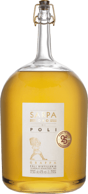 159,95 € Envío gratis | Grappa Poli Sarpa Italia Botella Especial 3 L