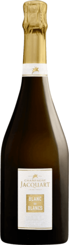 65,95 € 送料無料 | 白のスパークリングワイン Jacquart Brut — ブリュット Blanc de Blancs グラン・レセルバ A.O.C. Champagne シャンパン フランス 75 cl