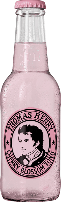 2,95 € Spedizione Gratuita | Mixer Thomas Henry Pink — Rosato Germania Bottiglietta 20 cl Cherry — Ciliegia, Tonic Water — Tonica