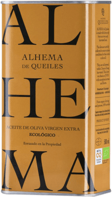 11,95 € Envío gratis | Aceite de Oliva Alhema de Queiles Oli España Lata Especial 50 cl