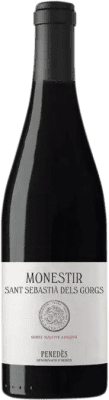 16,95 € 免费送货 | 红酒 Parxet Monestir Sant Sebastià dels Gorgs 岁 D.O. Penedès 加泰罗尼亚 西班牙 Syrah, Grenache, Cabernet Sauvignon 瓶子 75 cl