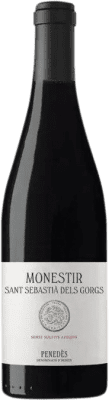 14,95 € Envío gratis | Vino Tinto Parxet Monestir Sant Sebastià dels Gorgs Crianza D.O. Penedès Cataluña España Syrah, Garnacha, Cabernet Sauvignon 75 cl