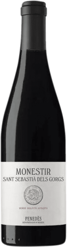 16,95 € Free Shipping | Red wine Parxet Monestir Sant Sebastià dels Gorgs Aged D.O. Penedès Catalonia Spain Syrah, Grenache, Cabernet Sauvignon Bottle 75 cl