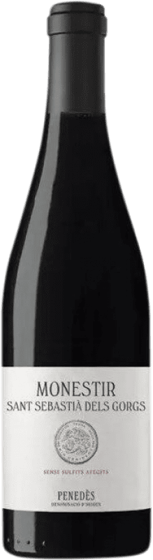 14,95 € Free Shipping | Red Wine Parxet Monestir Sant Sebastià dels Gorgs Crianza — Aged D.O. Penedès Catalonia Spain Syrah — Shiraz, Garnacha — Grenache, Cabernet Sauvignon Bottle 75 cl