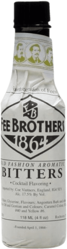 17,95 € 免费送货 | 饮料和搅拌机 Fee Brothers Aromatic Bitter 美国 小瓶 15 cl