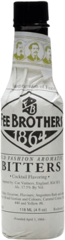 24,95 € Envio grátis | Schnapps Fee Brothers Bitters Estados Unidos Garrafinha 15 cl