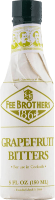 23,95 € 免费送货 | 饮料和搅拌机 Fee Brothers Grapefruit Bitter 美国 小瓶 15 cl