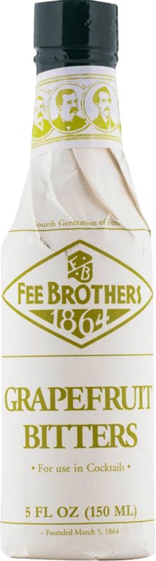 24,95 € 免费送货 | 饮料和搅拌机 Fee Brothers Grapefruit Bitter 美国 小瓶 15 cl