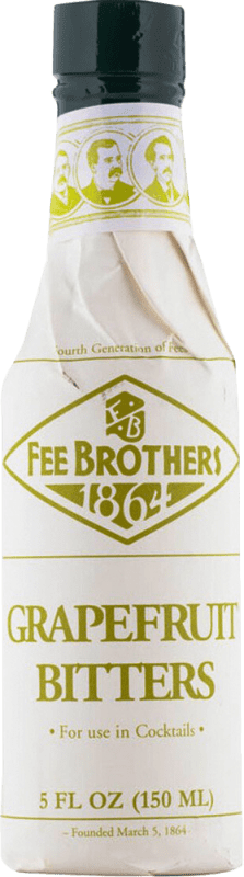 24,95 € Envio grátis | Schnapps Fee Brothers Bitters Estados Unidos Garrafinha 15 cl Grapefruit — Toranja