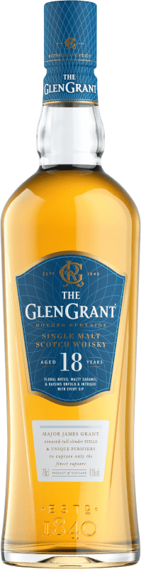 138,95 € Envío gratis | Whisky Single Malt Glen Grant Escocia Reino Unido 18 Años Botella 70 cl