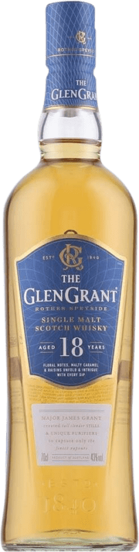 136,95 € Envío gratis | Whisky Single Malt Glen Grant Escocia Reino Unido 18 Años Botella 70 cl