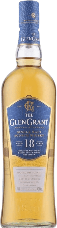 143,95 € Spedizione Gratuita | Whisky Single Malt Glen Grant Scozia Regno Unito 18 Anni 70 cl