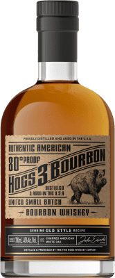 34,95 € Бесплатная доставка | Виски Бурбон Hogs 3 Резерв Соединенные Штаты бутылка 70 cl