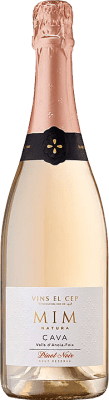 13,95 € Spedizione Gratuita | Spumante Rosato El Cep Mim Brut Rosé — Rosato D.O. Cava Catalogna Spagna Pinot Nero Mezza Bottiglia 37 cl