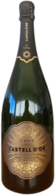 13,95 € 送料無料 | 白スパークリングワイン Castell d'Or Brut D.O. Cava カタロニア スペイン マグナムボトル 1,5 L