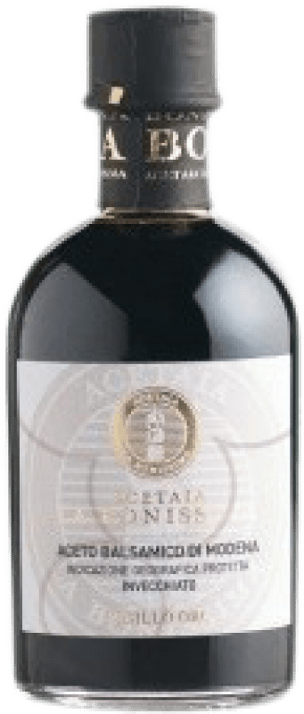 35,95 € Spedizione Gratuita | Aceto La Bonissima Sigillo Oro Aceto Balsamico D.O.C. Modena Italia Piccola Bottiglia 25 cl