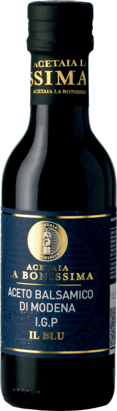 10,95 € Бесплатная доставка | Уксус La Bonissima Il Blu Balsamico — Бальзамический D.O.C. Modena Италия Мини-бутылка 25 cl