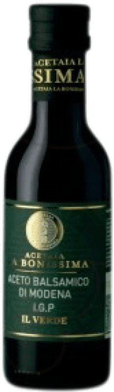 9,95 € Free Shipping | Vinegar La Bonissima Balsamic, Verde — Green D.O.C. Modena Italy Small Bottle 25 cl