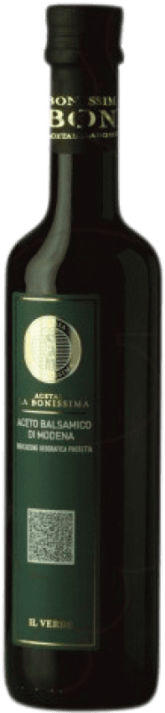 13,95 € Envío gratis | Vinagre La Bonissima Il Verde Aceto Balsamico D.O.C. Modena Italia Botella Medium 50 cl