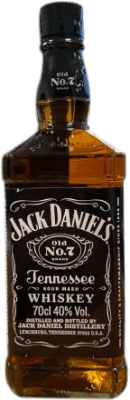 32,95 € Free Shipping | Whisky Bourbon Jack Daniel's Old Nº 7 Metal Box Edition United States Bottle 70 cl