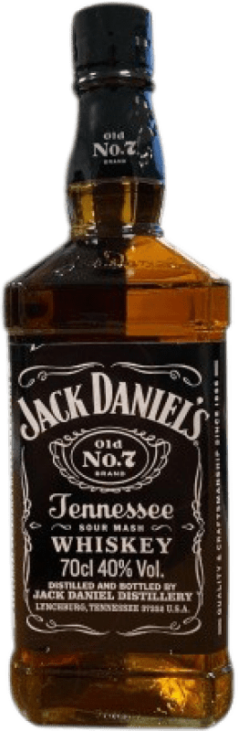 32,95 € 免费送货 | 波本威士忌 Jack Daniel's Old Nº 7 Metal Box Edition 美国 瓶子 70 cl