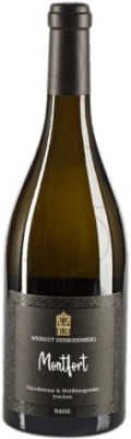 27,95 € Kostenloser Versand | Weißwein Weingut Disibodenberg Montfort Alterung Q.b.A. Nahe Deutschland Chardonnay, Weißburgunder Flasche 75 cl