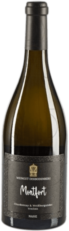 28,95 € Free Shipping | White wine Weingut Disibodenberg Montfort Aged Q.b.A. Nahe Germany Chardonnay, Pinot White Bottle 75 cl