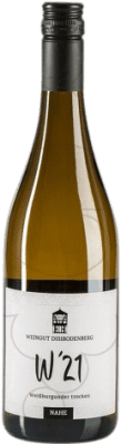 15,95 € 免费送货 | 白酒 Weingut Disibodenberg 年轻的 Q.b.A. Nahe 德国 Pinot White 瓶子 75 cl