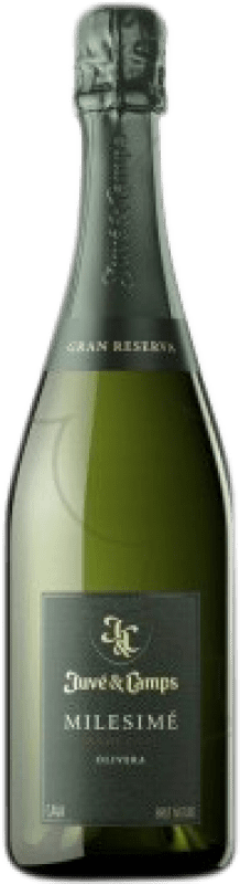 23,95 € Бесплатная доставка | Белое игристое вино Juvé y Camps Brut Nature — Брют Натюр Millésimé Гран Резерва D.O. Cava Каталония Испания Xarel·lo — Шарелло Бутылка 75 cl