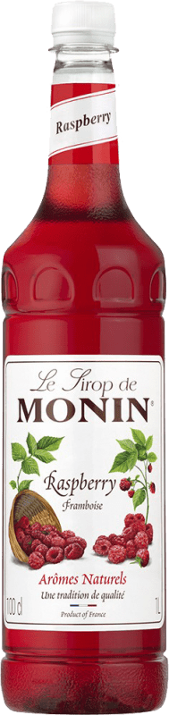 19,95 € Envio grátis | Schnapp Monin Framboise PET França Garrafa 1 L Sem Álcool