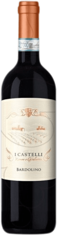 7,95 € Free Shipping | Red Wine I Castelli Young D.O.C. Bardolino Veneto Italy 75 cl