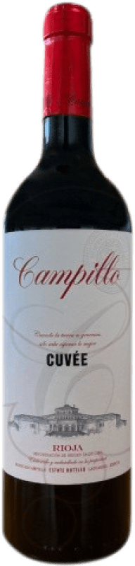 12,95 € 免费送货 | 红酒 Campillo Cuvée 年轻的 D.O.Ca. Rioja 拉里奥哈 西班牙 瓶子 75 cl