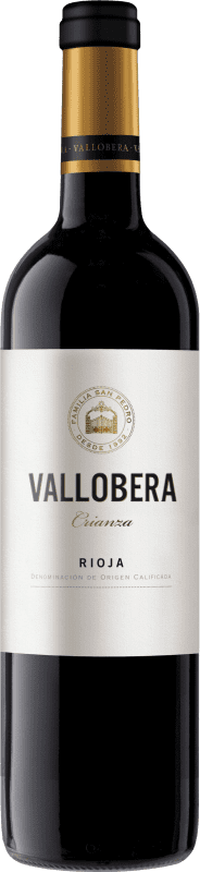 72,95 € 送料無料 | 赤ワイン Vallobera Crianza — クリアンサ D.O.Ca. Rioja ラ・リオハ スペイン サルマナザールボトル 9 L