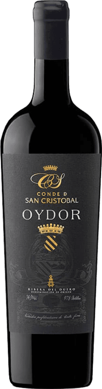 2 857,95 € Free Shipping | Red Wine Conde de San Cristóbal Oydor D.O. Ribera del Duero Castilla y León Spain Jéroboam-Double Magnum Bottle 3 L
