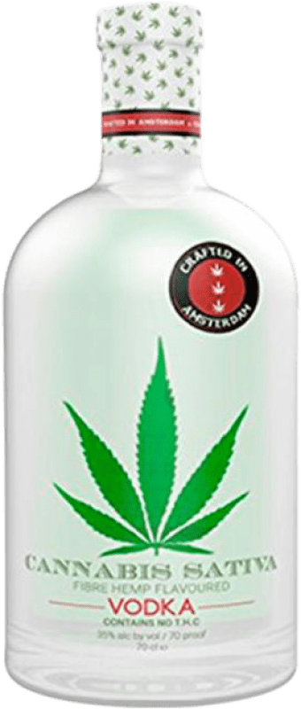 34,95 € Envio grátis | Vodca Cannabis Sativa Países Baixos Garrafa 70 cl