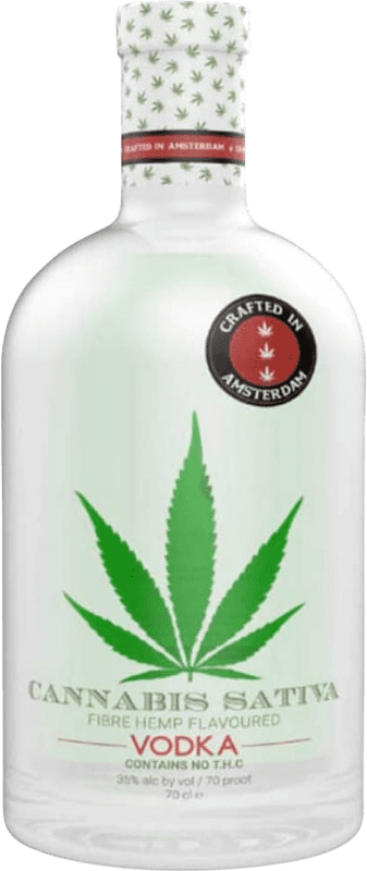 36,95 € Free Shipping | Vodka Cannabis Sativa Netherlands Bottle 70 cl