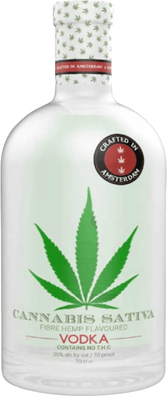 36,95 € Envío gratis | Vodka Cannabis Sativa Países Bajos Botella 70 cl