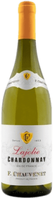 12,95 € Бесплатная доставка | Белое вино F. Chauvenet Lajolie Молодой A.O.C. Bourgogne Бургундия Франция Chardonnay бутылка 75 cl