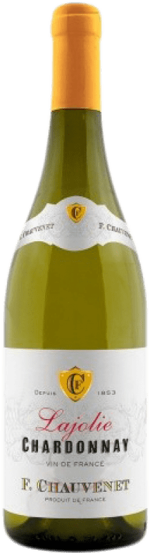 12,95 € Envio grátis | Vinho Branco Francoise Chauvenet Lajolie Jovem A.O.C. Bourgogne Borgonha França Chardonnay 75 cl