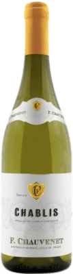 46,95 € Free Shipping | White wine F. Chauvenet 1er Cru Vaillons Aged A.O.C. Chablis Burgundy France Chardonnay Bottle 75 cl