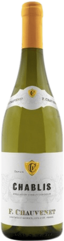 46,95 € Free Shipping | White wine Francoise Chauvenet 1er Cru Vaillons Aged A.O.C. Chablis Burgundy France Chardonnay Bottle 75 cl