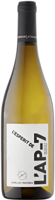 12,95 € Envío gratis | Vino blanco Viladomat Aragó L'Esperit de L'AP-7 Crianza D.O. Penedès Cataluña España Macabeo, Xarel·lo Botella 75 cl