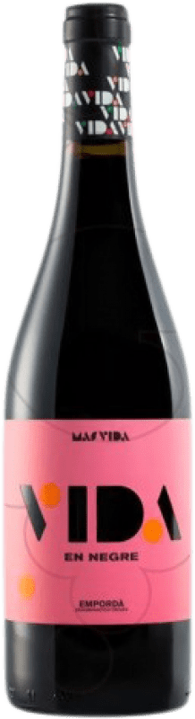 17,95 € 免费送货 | 红葡萄酒 Vida en Negre Crianza — 陈酿 D.O. Empordà 加泰罗尼亚 西班牙 瓶装 75 cl