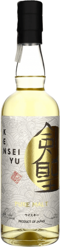 79,95 € Free Shipping | Whisky Single Malt Kensei Pure Malt Japan 3 Years Bottle 70 cl