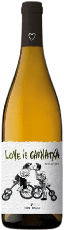14,95 € Бесплатная доставка | Белое вино Ferré i Catasús Love is Garnatxa Молодой D.O. Penedès Каталония Испания Grenache White бутылка 75 cl