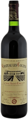 12,95 € Free Shipping | Red wine Château Les Couzins Aged A.O.C. Lussac-Saint-Émilion Bordeaux France Merlot, Cabernet Sauvignon, Cabernet Franc Bottle 75 cl