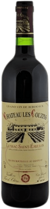 13,95 € Envío gratis | Vino tinto Château Les Couzins Crianza A.O.C. Lussac-Saint-Émilion Burdeos Francia Merlot, Cabernet Sauvignon, Cabernet Franc Botella 75 cl